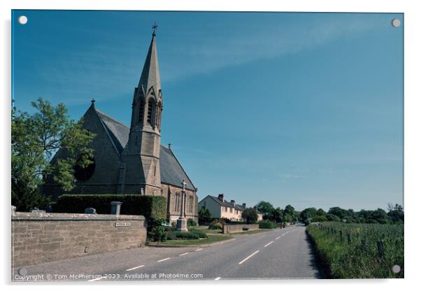 Church of Scotland Duffus Acrylic by Tom McPherson