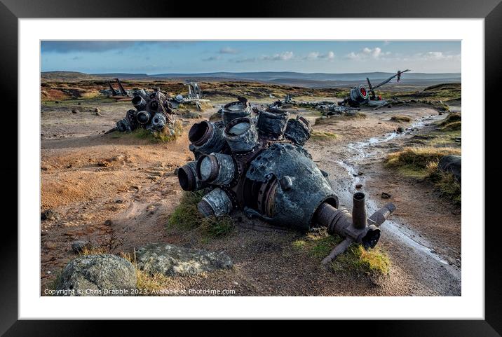 B29 Superfortress crash site Framed Mounted Print by Chris Drabble