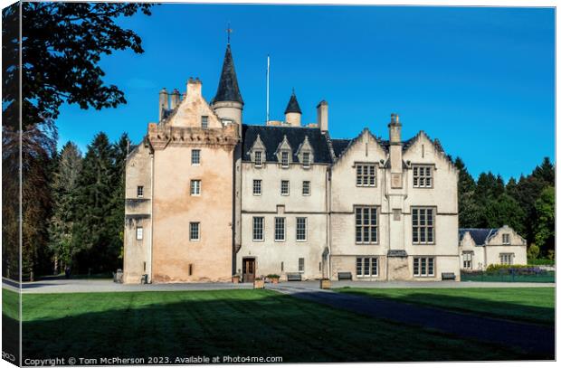 Timeless Elegance at Brodie Castle Canvas Print by Tom McPherson