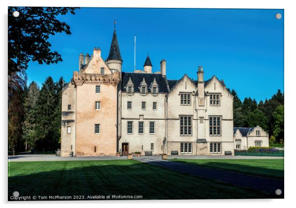 Timeless Elegance at Brodie Castle Acrylic by Tom McPherson