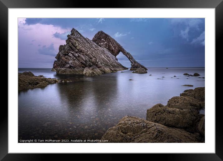 Bow Fiddle Rock Framed Mounted Print by Tom McPherson