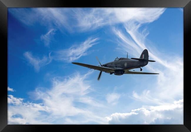 Battle of Britain Memorial Flight - Hurricane 02 Framed Print by Glen Allen