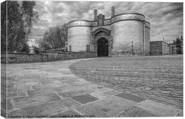 Nottingham Castle Canvas Print by Alison Chambers