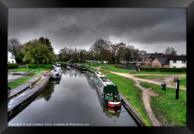 Willington Wharf Framed Print by Rob Hawkins