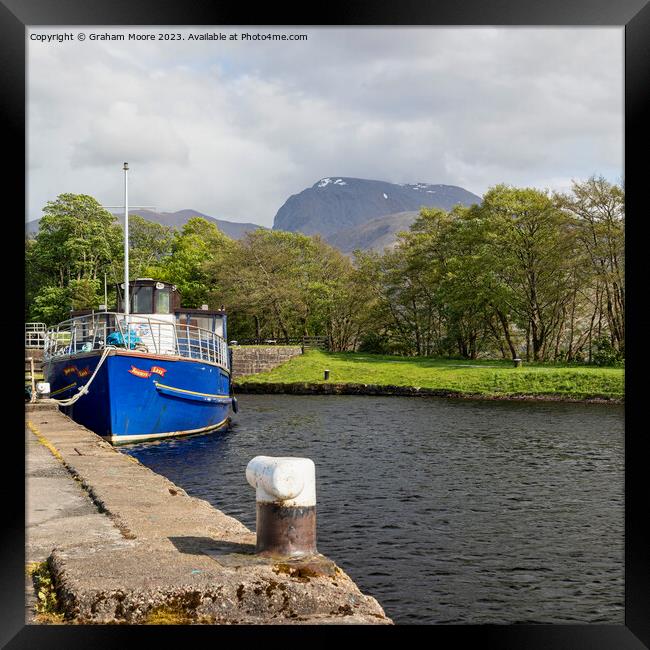 Souters Lass at Corpach Framed Print by Graham Moore