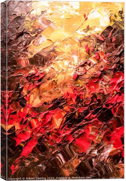 forest fire Canvas Print by Robert Deering