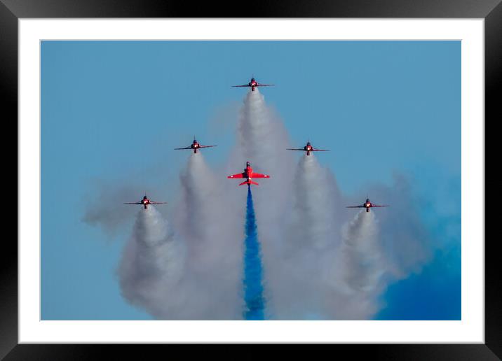 Red Arrows The Goose Framed Mounted Print by J Biggadike
