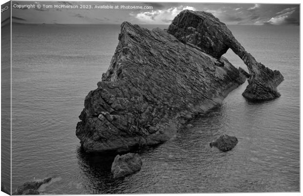 The Arch of Bow Fiddle Rock Canvas Print by Tom McPherson