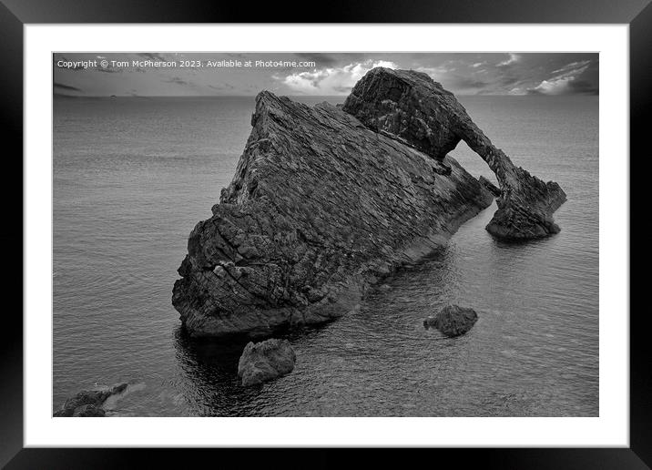 The Arch of Bow Fiddle Rock Framed Mounted Print by Tom McPherson