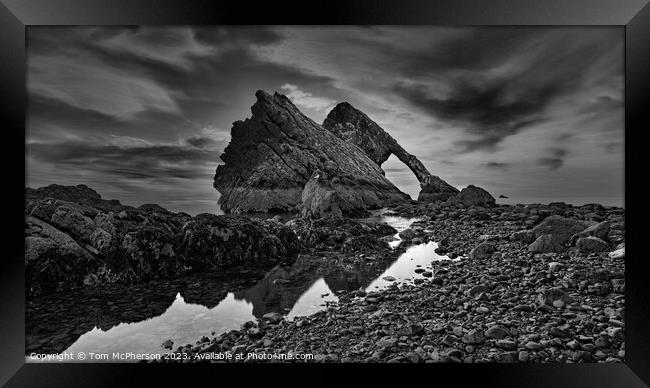 Surreal Bow Fiddle Rock Framed Print by Tom McPherson