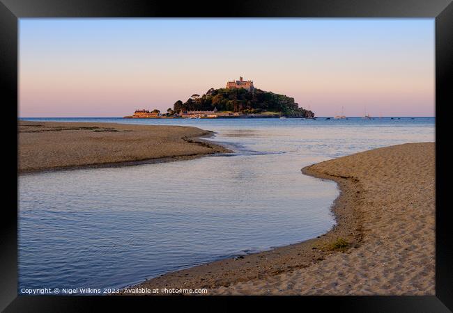 St Michael's Mount Framed Print by Nigel Wilkins