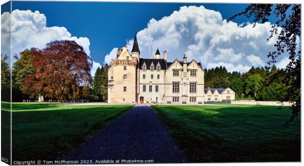 Brodie Castle Scotland Canvas Print by Tom McPherson