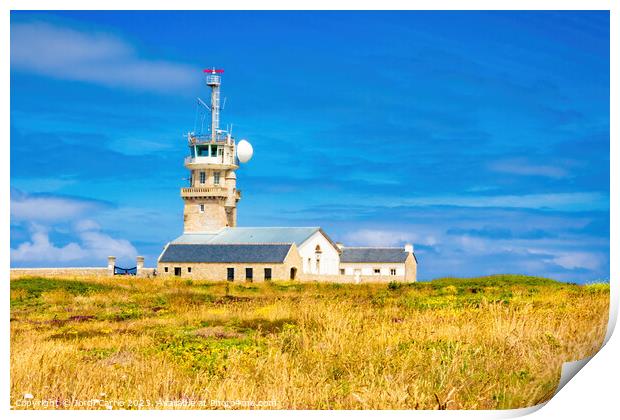 Symphony of colors at Cape Raz - C1506 1917 ART Print by Jordi Carrio