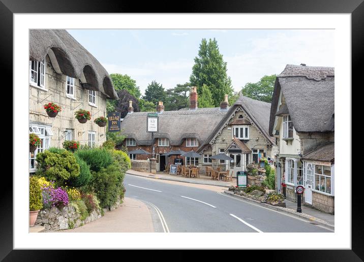 Shanklin Old Village Framed Mounted Print by Graham Custance