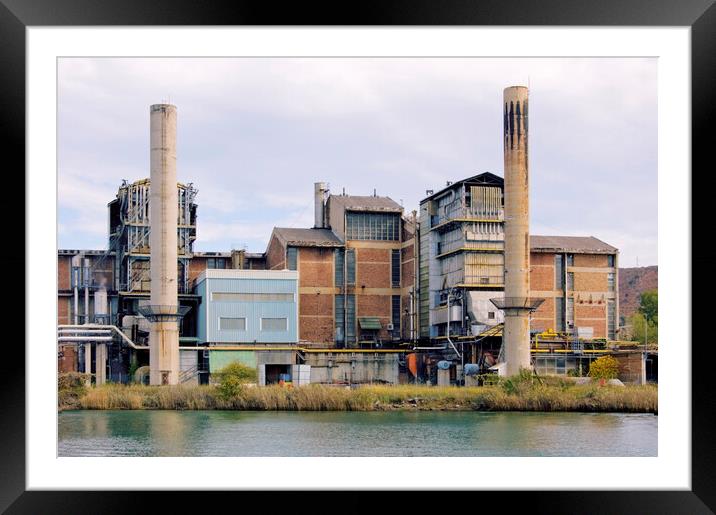 Old industrial building Framed Mounted Print by Massimiliano Leban
