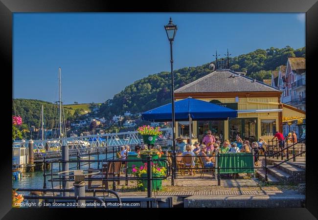 A Summer’s Day in Dartmouth  Framed Print by Ian Stone