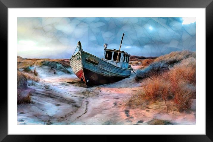 High and dry Framed Mounted Print by Brian Tarr