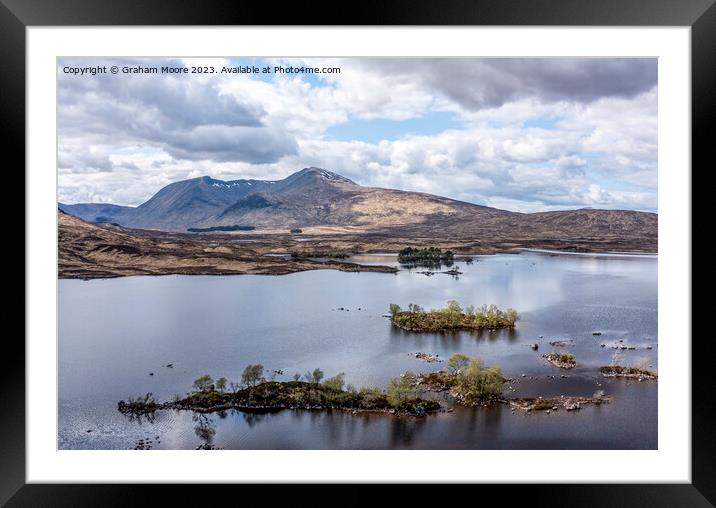 Lochan na h-Achlaise Framed Mounted Print by Graham Moore