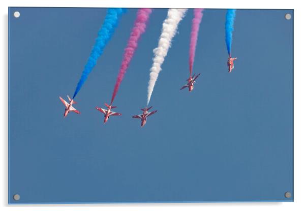 The Red Arrows - Cosford 2023 Acrylic by Glen Allen