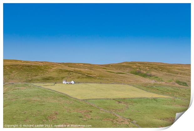 Club Gill Farm, Hudes Hope, Teesdale Print by Richard Laidler