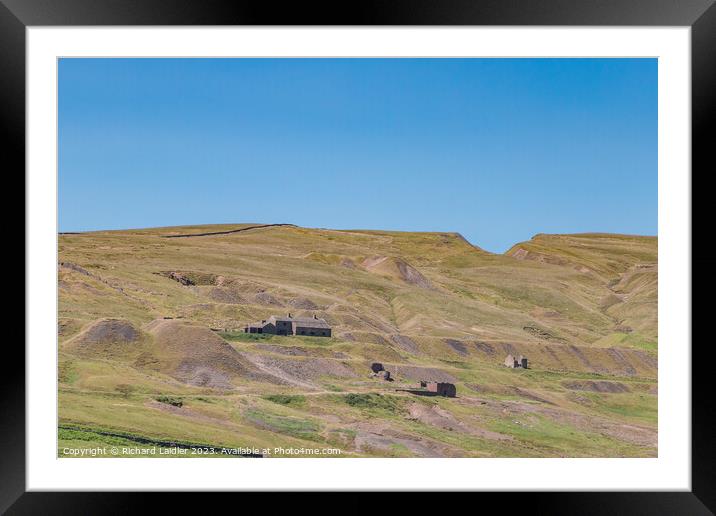 Coldberry Lead Mine, Teesdale Framed Mounted Print by Richard Laidler