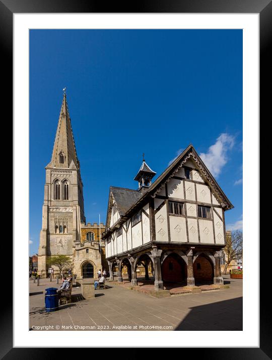 Old Grammar School & Church, Market Harborough Framed Mounted Print by Photimageon UK