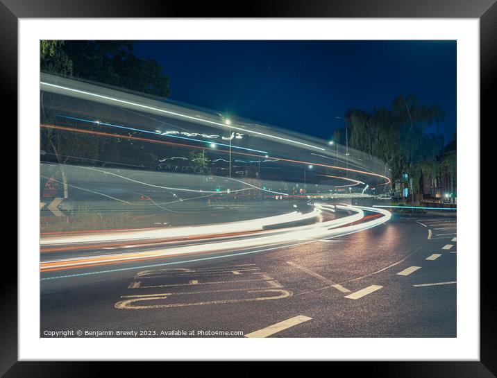 Mill Hill Circus Long Exposure Framed Mounted Print by Benjamin Brewty