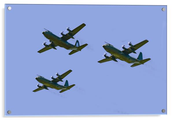 RAF Hercules Retirement Acrylic by J Biggadike