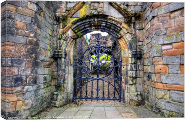 Mar's Wark Gate Canvas Print by Tom Gomez