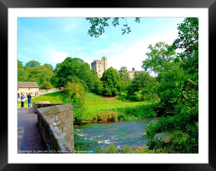 Timeless Beauty of Haddon Hall Framed Mounted Print by john hill