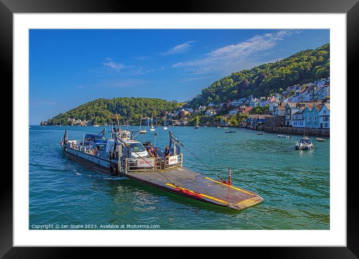 Dartmouth Lower Ferry  Framed Mounted Print by Ian Stone