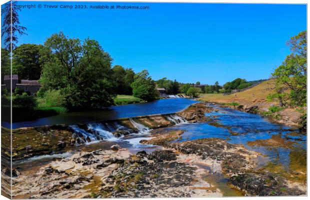 Stunning Wharfedale at Linton Falls Canvas Print by Trevor Camp