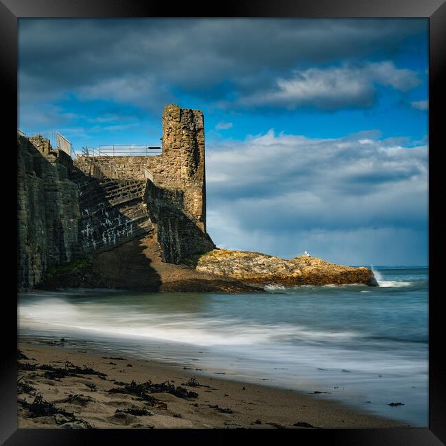 Castle on the Scottish Shoreline Framed Print by Stuart Jack