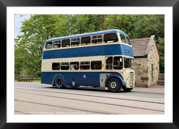 1954 Daimler Bus Framed Mounted Print by Kevin Maughan