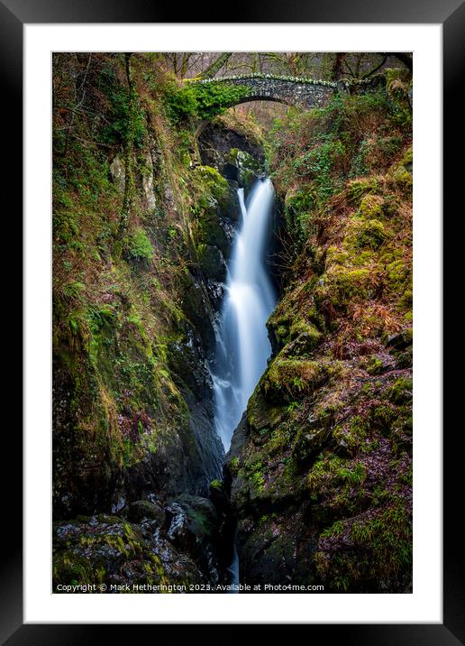 Aira Force Waterfall Framed Mounted Print by Mark Hetherington