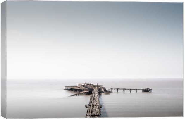 Birnbeck Pier Canvas Print by Mark Jones