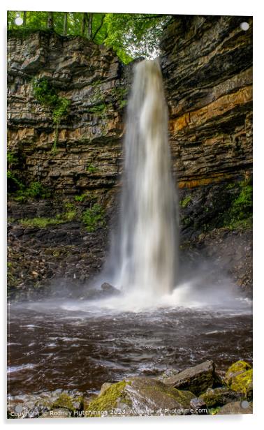 Hardraw Force Waterfall Acrylic by Rodney Hutchinson