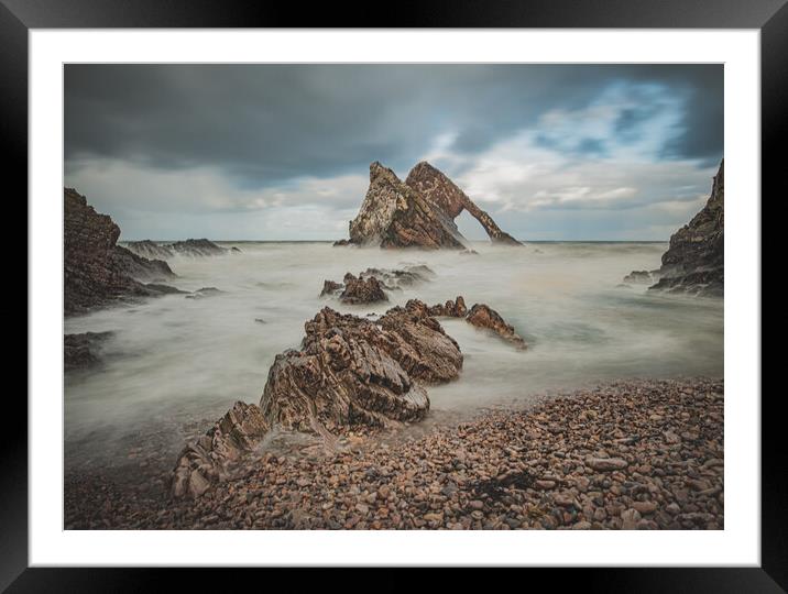 The Enchanting Bow Fiddle Rock Framed Mounted Print by Duncan Loraine