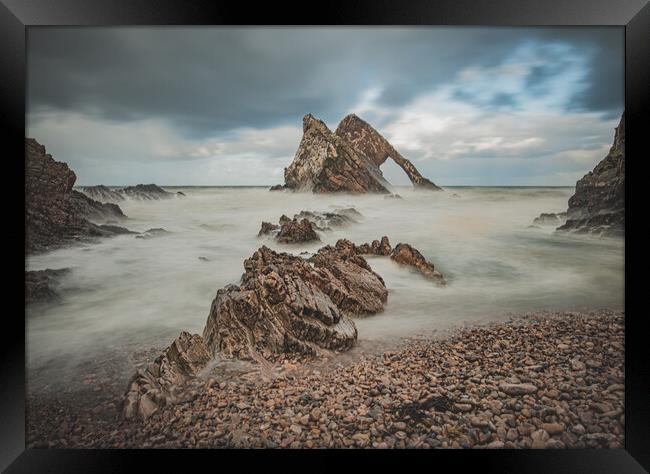 The Enchanting Bow Fiddle Rock Framed Print by Duncan Loraine