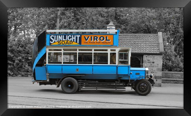 London General B Type Replica Bus Framed Print by Kevin Maughan