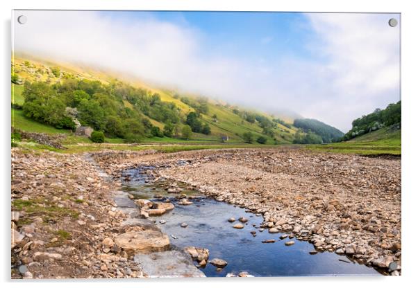 River Swale: Muker to Keld Walk Acrylic by Tim Hill