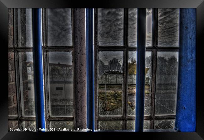 Prison view!! Framed Print by Nathan Wright