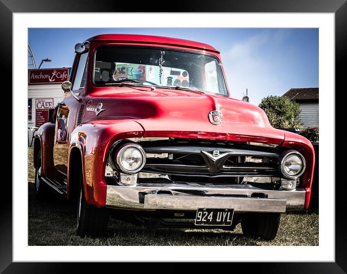 Good Old Ford Framed Mounted Print by David Jeffery
