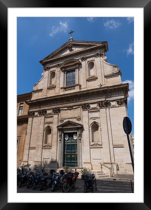 Santa Maria ai Monti Church in Rome Framed Mounted Print by Artur Bogacki