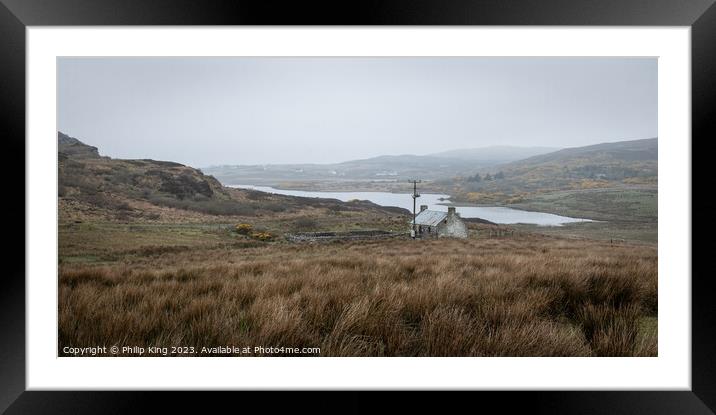 Loch Fada Landscape, Colonsay Framed Mounted Print by Philip King