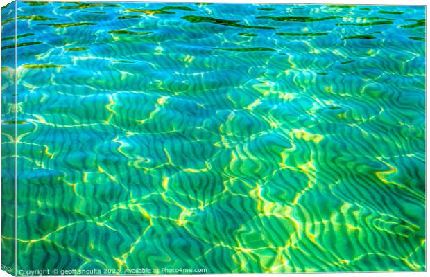 Clear waters Mull Canvas Print by geoff shoults