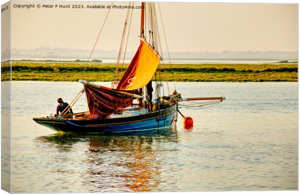 Early Morning On The Blackwater Canvas Print by Peter F Hunt