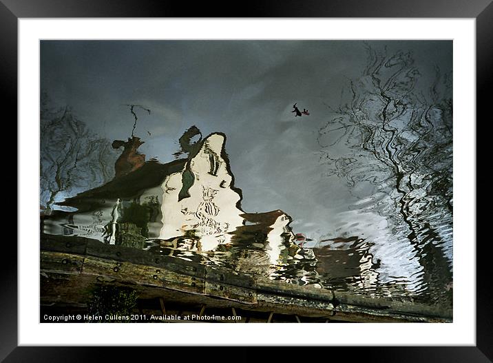 WITCH'S COTTAGE Framed Mounted Print by Helen Cullens