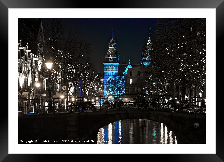 Rijksmuseum in Blue Framed Mounted Print by Jonah Anderson Photography