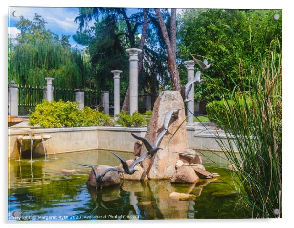Cecilio Rodriguez Gardens  Acrylic by Margaret Ryan